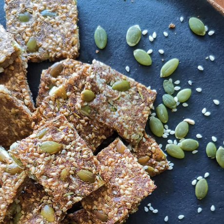 Rosemary and Seed Crackers