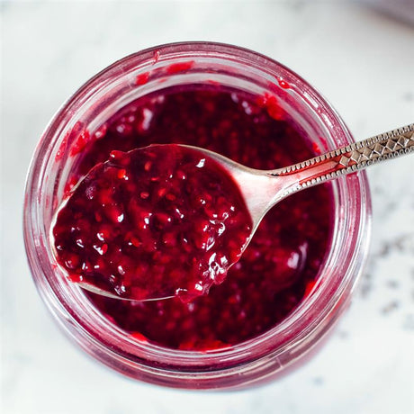 Slow Cooked Strawberry Chia Seed Jam