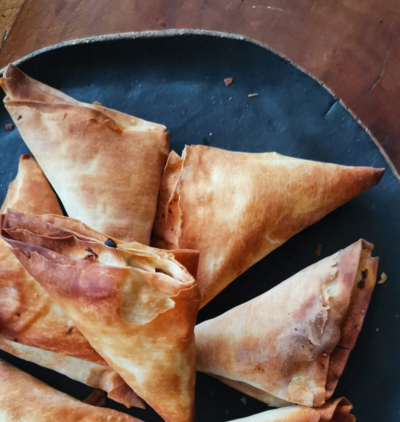 Vegetarian Chilean Empanadas in Phyllo Dough Instant Pot
