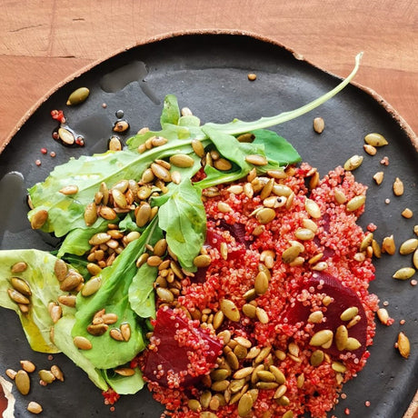 Quinoa, Beet and Seed Salad