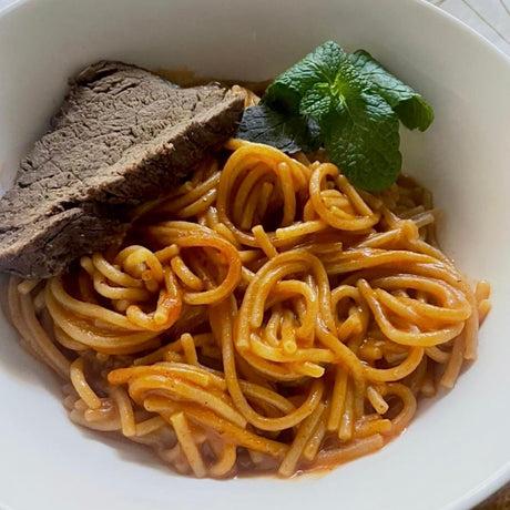 Gluten and Dairy-Free Noodles in Tomato Sauce