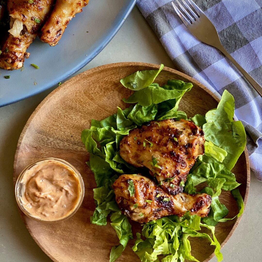 Honey-chipotle rotisserie chicken