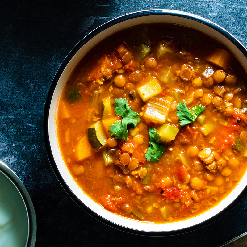 Moroccan Mushroom & Lentil Soup – Instant Pot