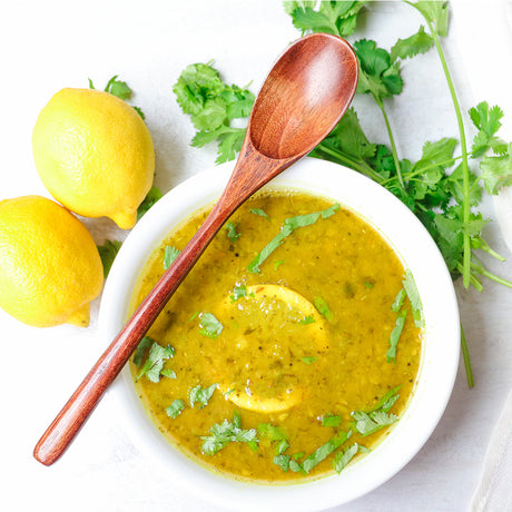 Lemon Cilantro Soup - Lemon Coriander Rasam