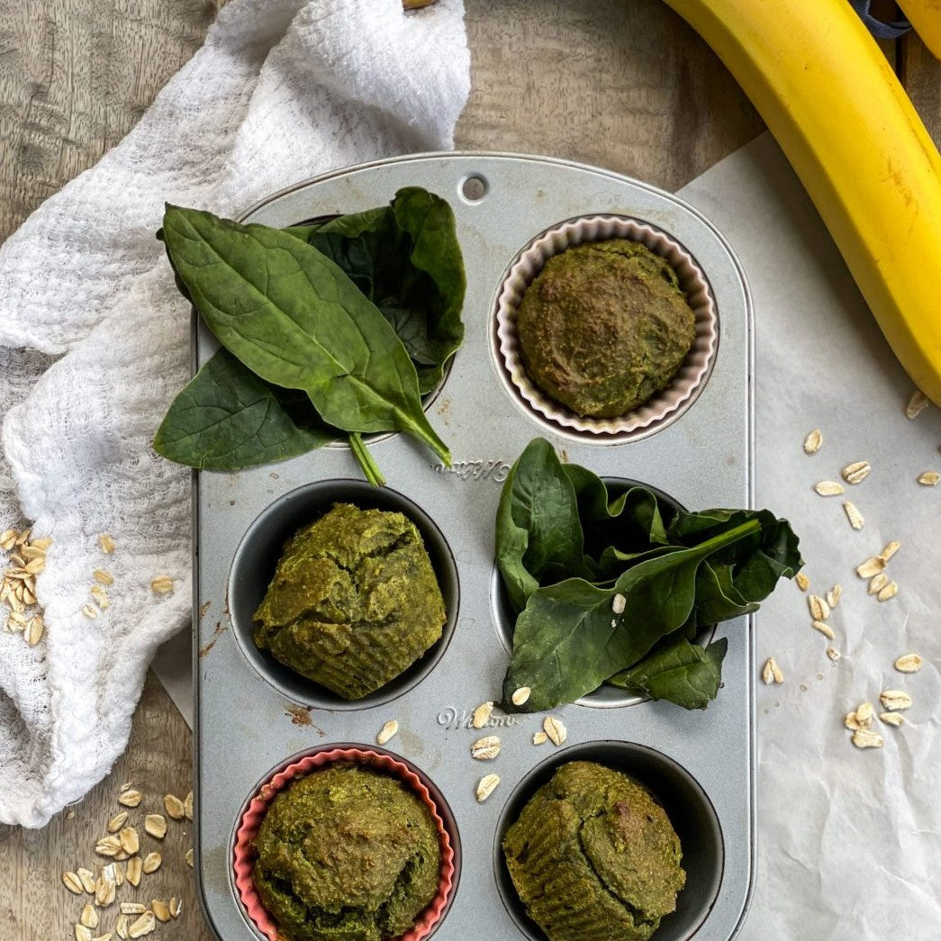 Gluten Free Green Muffins