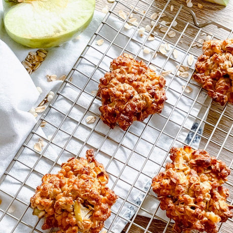 Gluten Free Oatmeal, Quinoa and Apple Cookies
