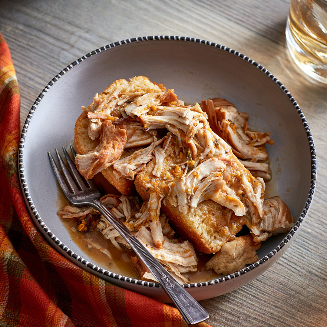 Thanksgiving Inspired Pulled Turkey Instant Pot