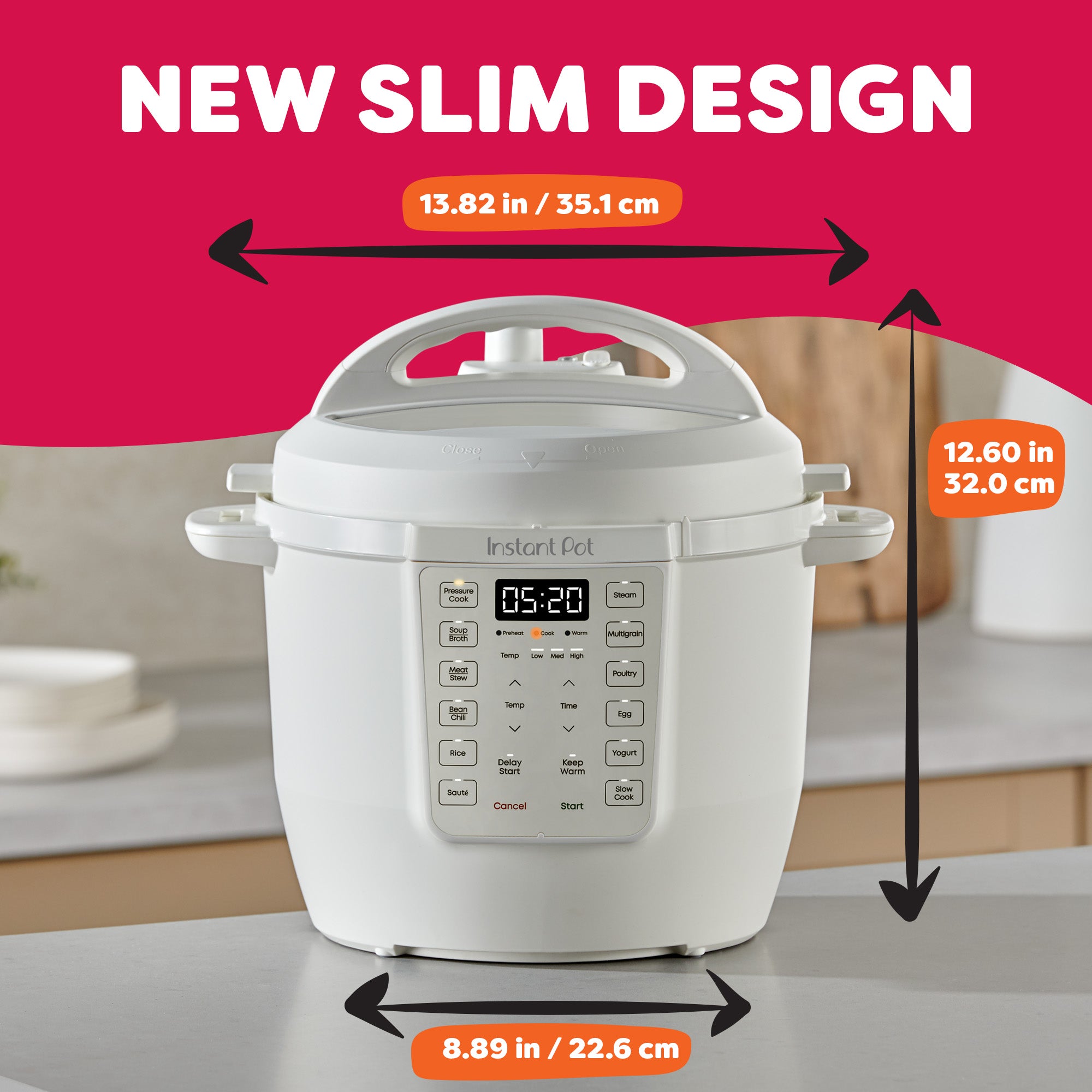 Instant Pot® 6QT RIO™ Multi-Cooker, Sea Salt