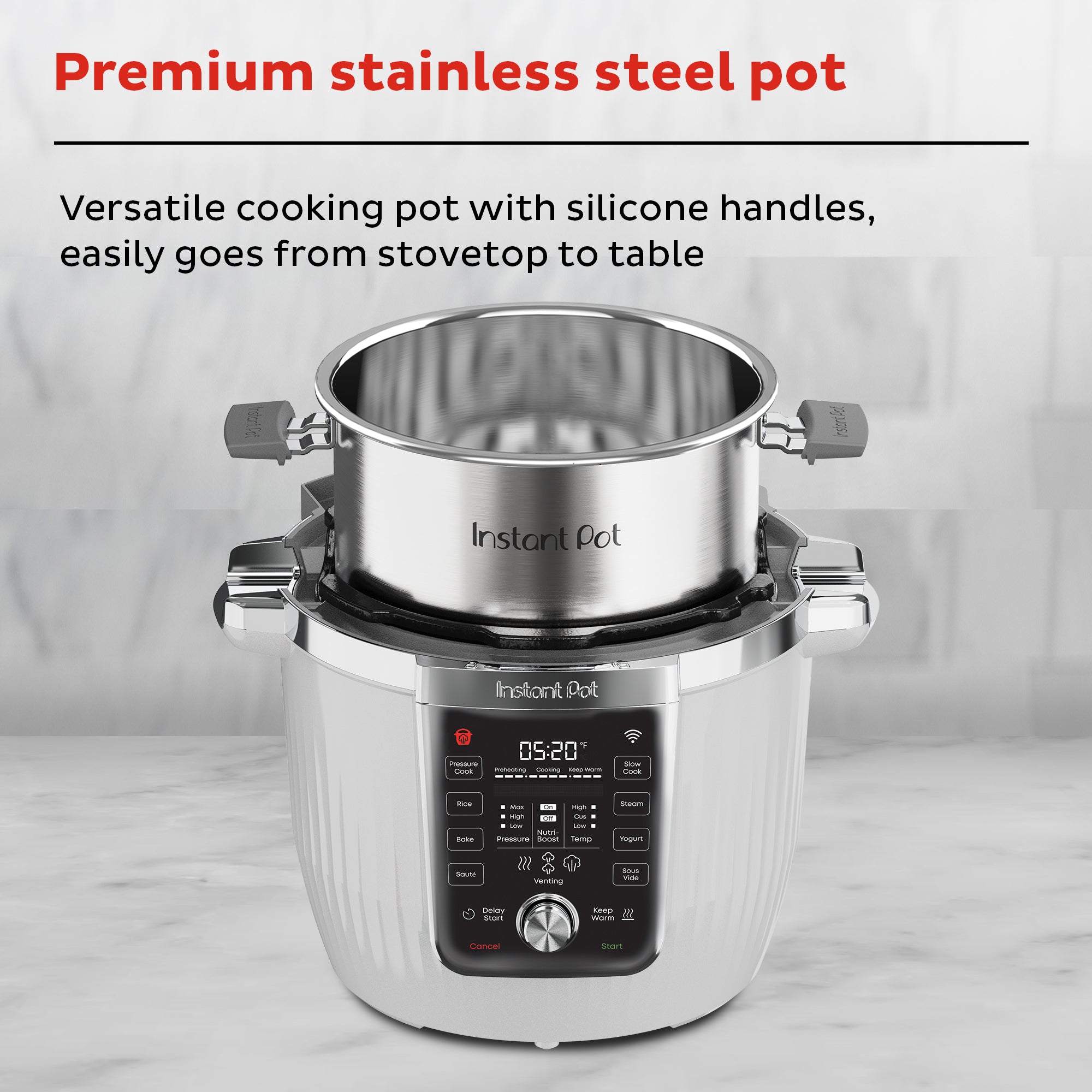 Instant pot max 6 quart pressure cooker sale