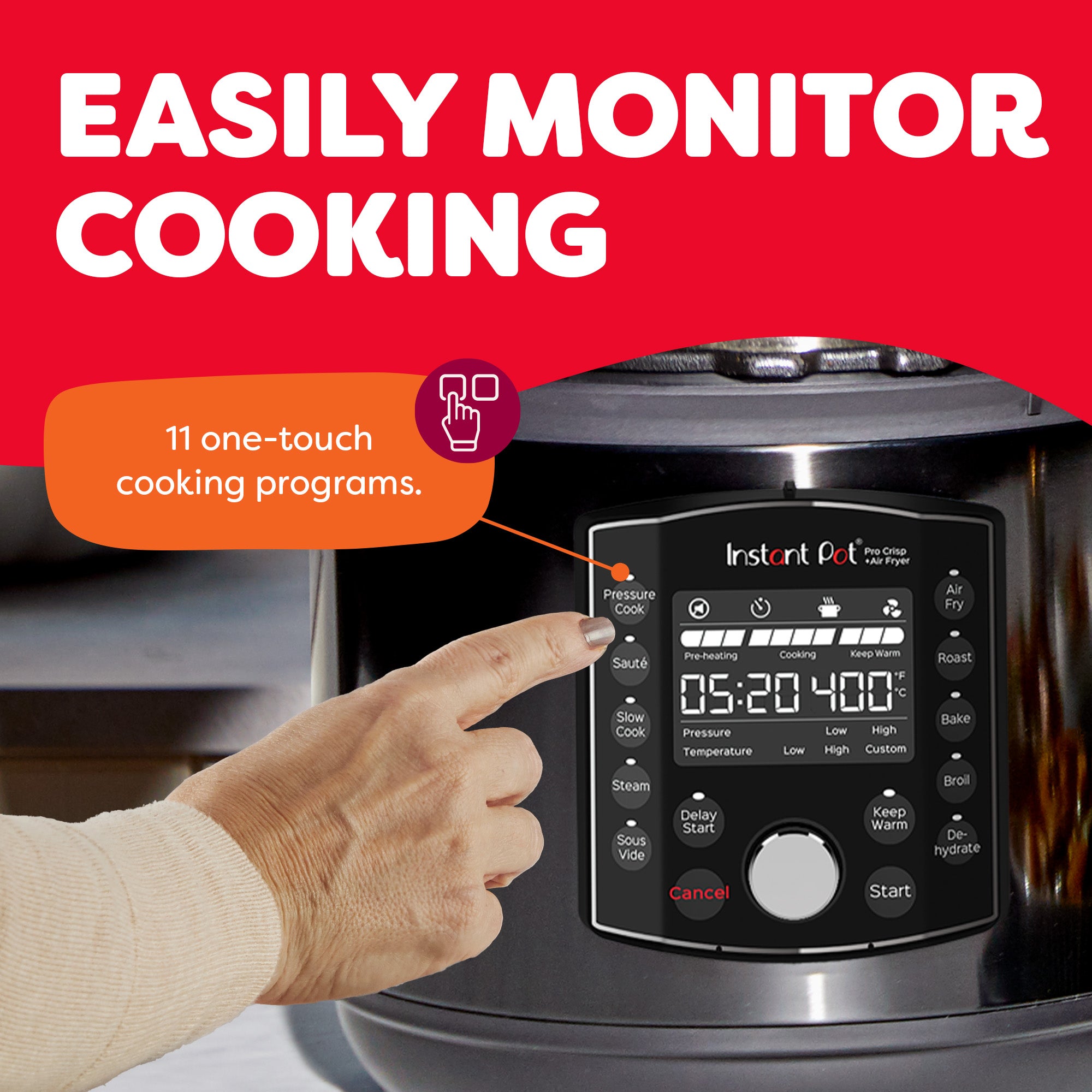 インスタントポットプロ Instant Pot® Pro™ 8QT Multi-Use Pressure Cooker