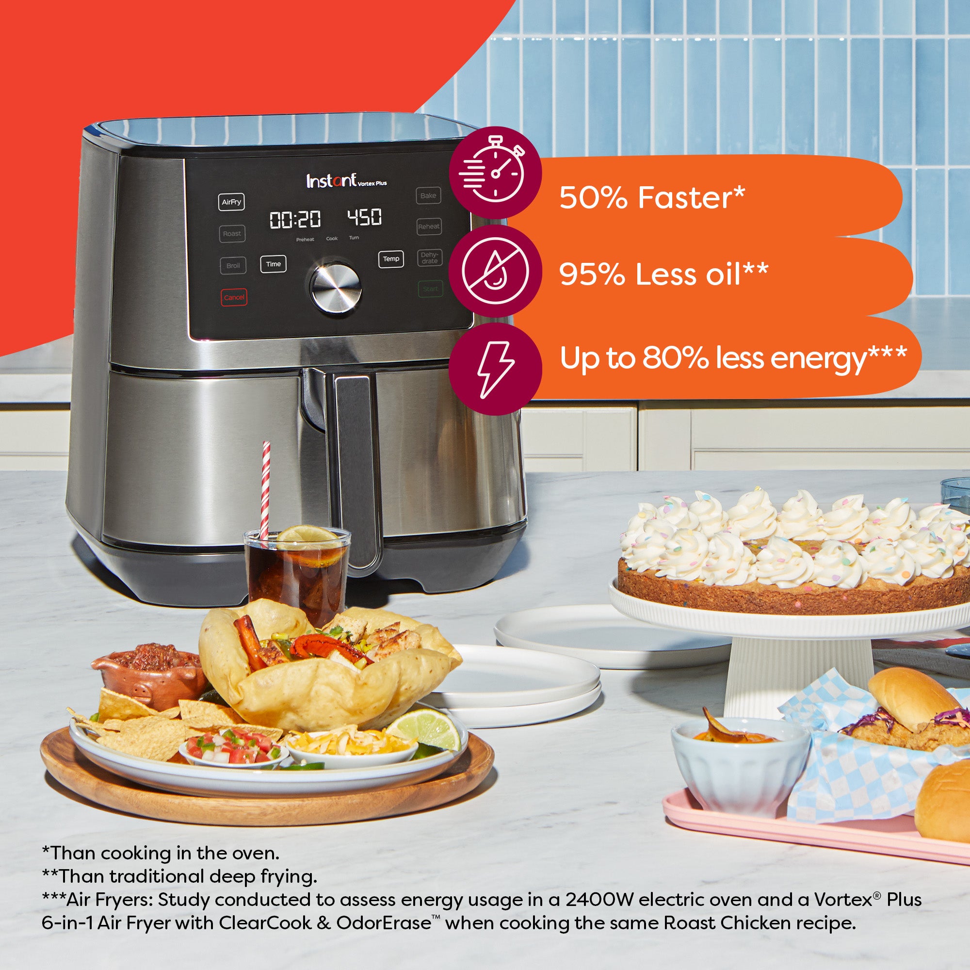Instant Vortex Plus 6-Qt - stainless steel air fryers