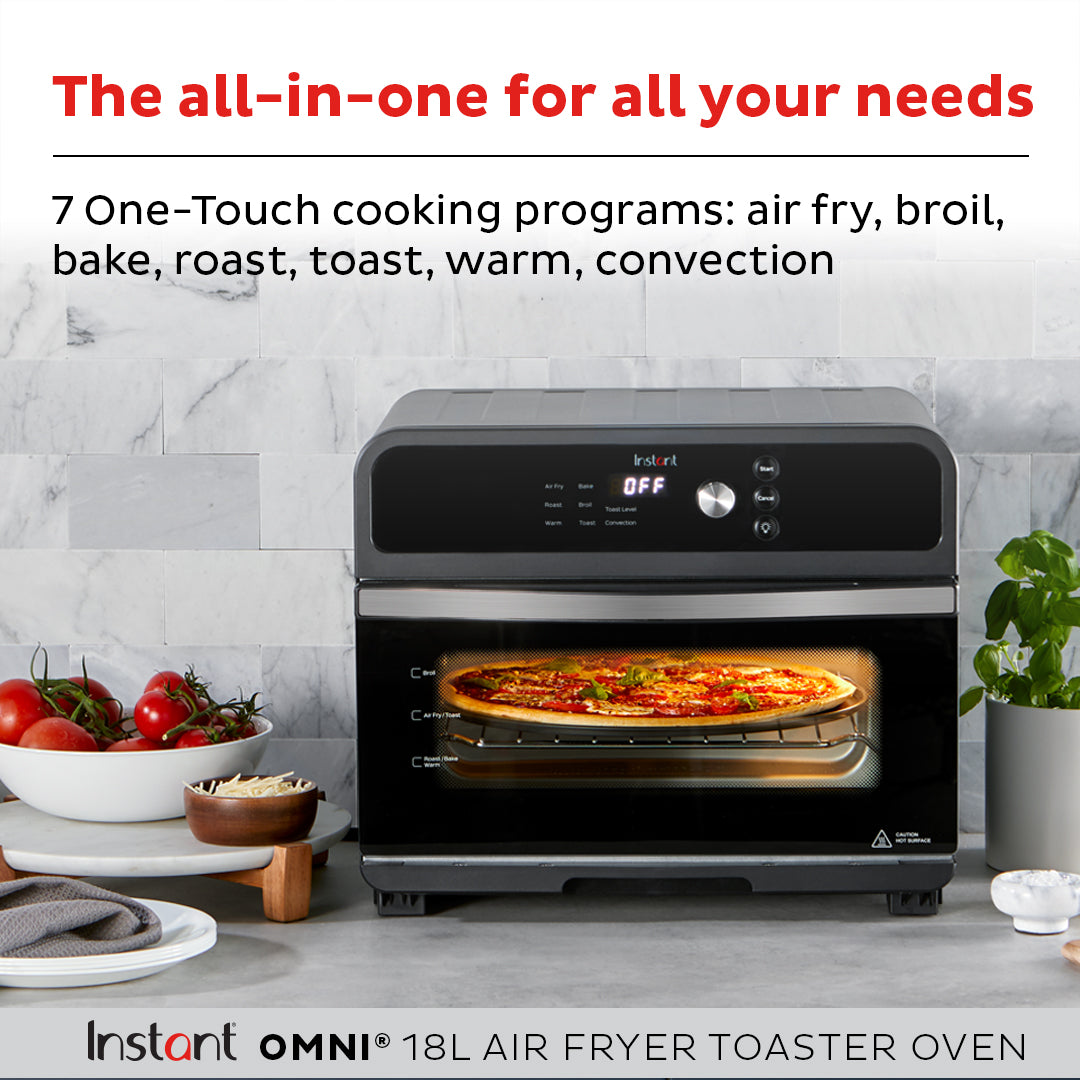 Instant Pot Omni 6 Slice Air Fryer Toaster Oven 18L