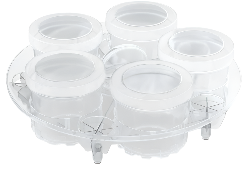 Instant Pot® Yogurt Cups, front view