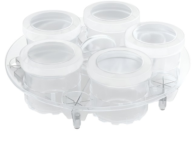 Instant Pot® Yogurt Cups, front view