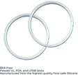 Instant Pot® 5 & 6-quart Clear Sealing Ring, 2-pack, front view