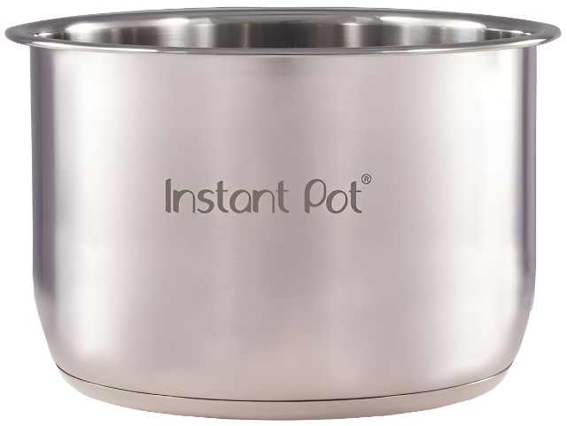 Instant Pot® 3-quart Stainless Steel Inner Cooking Pot, front view
