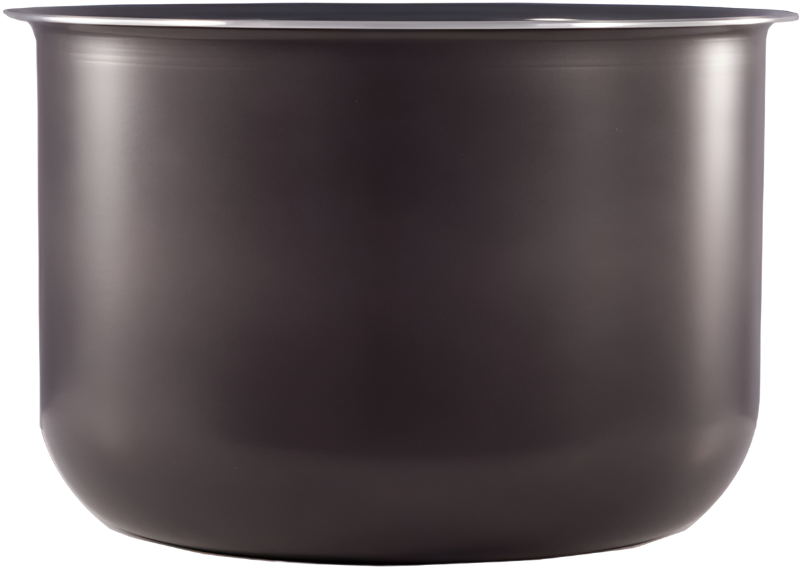 Instant Pot® 8QT Aluminum Inner Cooking Pot with Ceramic-Coated Interior, front view