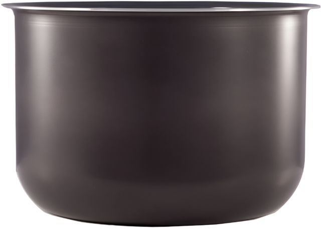 Instant Pot® 8QT Aluminum Inner Cooking Pot with Ceramic-Coated Interior, front view