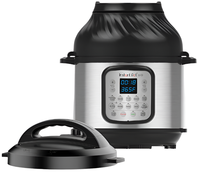Instant Pot® Duo Crisp™ + Air Fryer 6QT Multi-Use Pressure Cooker, front view