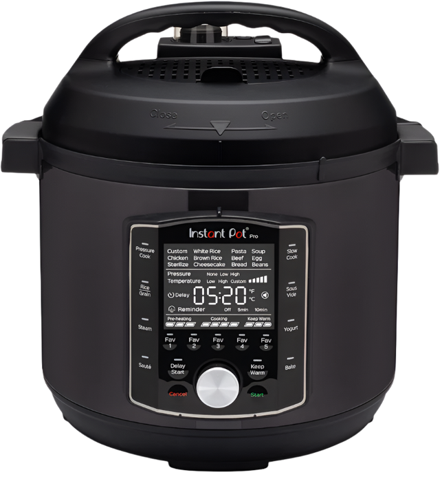 Instant Pot® Pro™ 8QT Multi-Use Pressure Cooker, front view