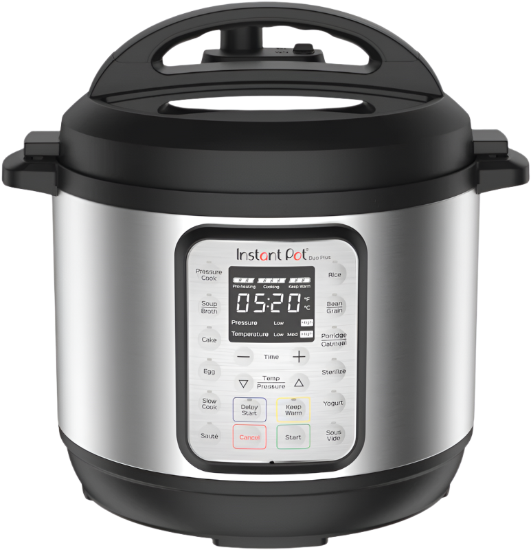 Instant Pot® Duo™ Plus 3QT Mini Multi-Use Pressure Cooker, front view