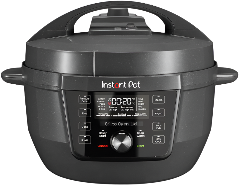 Instant Pot® RIO™ Wide Plus 7.5QT Multi-Cooker, front view