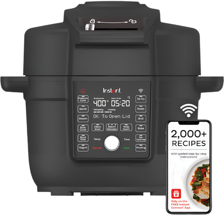 Instant Pot® Duo Crisp™ with Ultimate Lid Smart Multi-Cooker + Air Fryer Combo, 6.5QT, front view