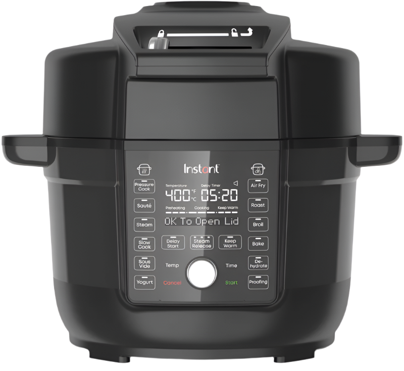 K*a様 [希少] インスタントポット Duo Crisp + エアフライヤー Instant Pot® Duo™ Crisp™ 6.5QT with Ultimate Lid Multi-Cooker and Air