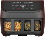 Instant Pot® Vortex® Plus Dual Black 8QT Air Fryer with ClearCook, front view
