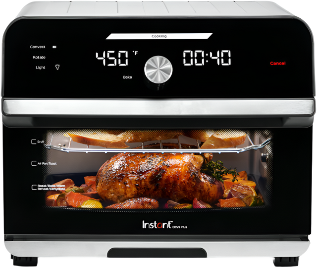 Instant Pot® Omni® Plus 18L 10-in-1 Air Fryer Toaster Oven, front view