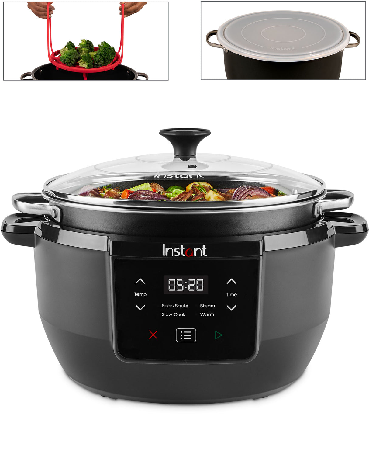 Instant Pot® Superior Cooker Slow Cooker + Multifunctional Cooker (with Bonus Accessories)