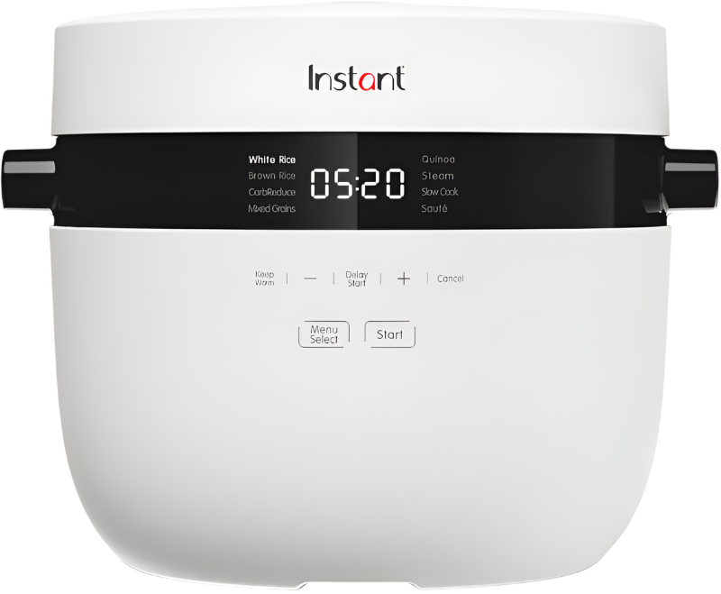 Instant Pot 20-Cup Rice Cooker, Rice and Grain Multi-Cooker with Carb Reducing Technology, Includes 8 Cooking Presets