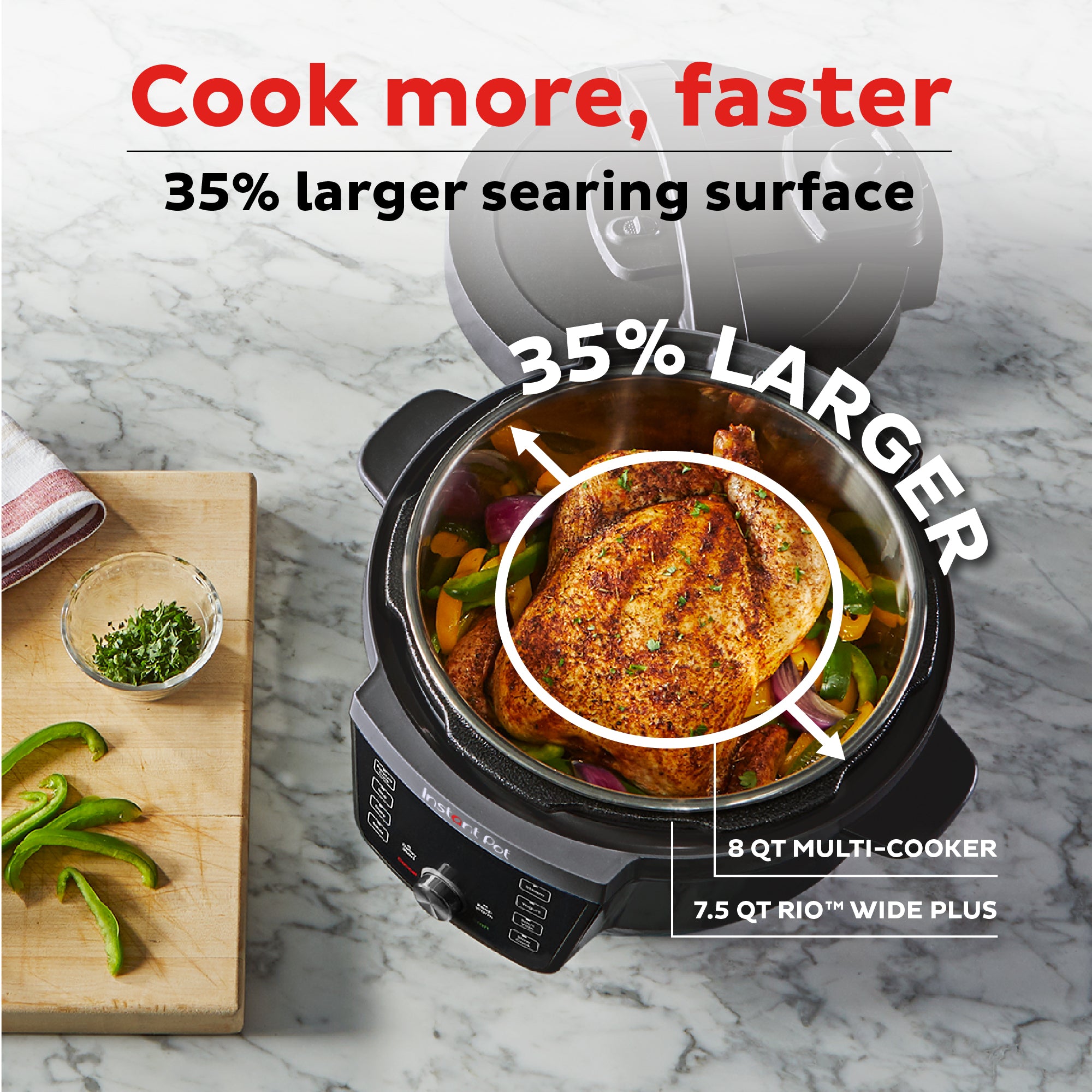 Instant Pot Rio Instant Pot® RIO™ Wide Plus Multi-Cooker