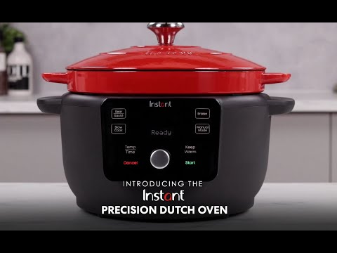 Instant Precision 6 Quart Cast 2024 Iron Dutch Oven