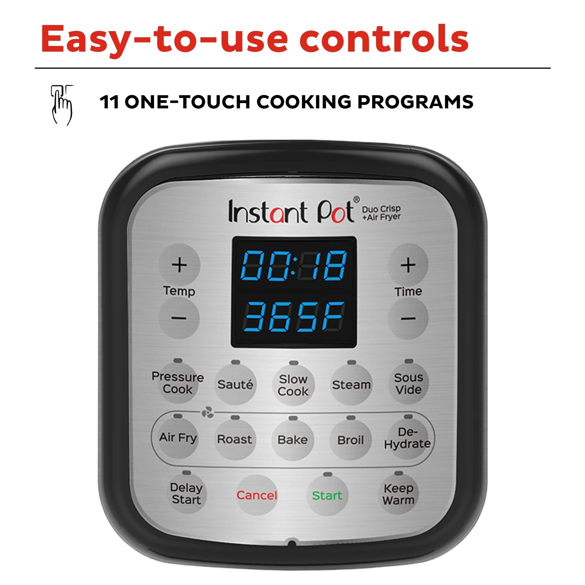 Instant Pot Duo Crisp Air Fryer 8 quart Multi Use Pressure Cooker