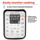  Instant Pot Duo Plus 6-qt Multi-Use Pressure Cooker with text Easily Monitor Cooking