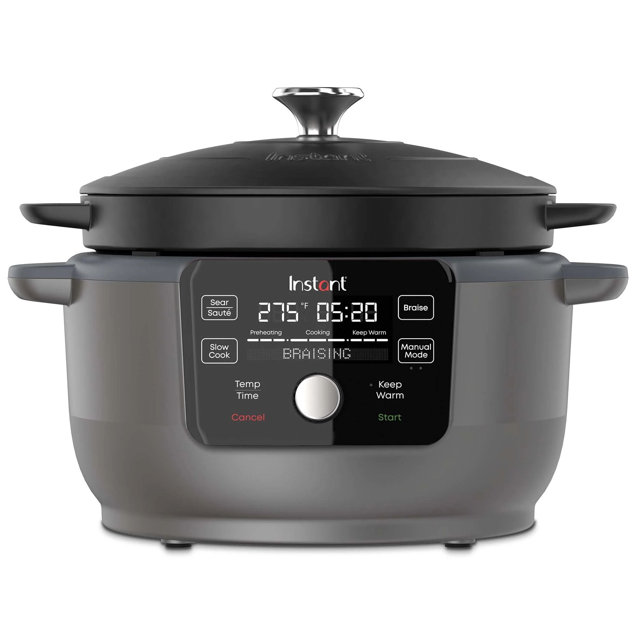 Instant Pot Precision 6 quart Dutch Oven Black Lid