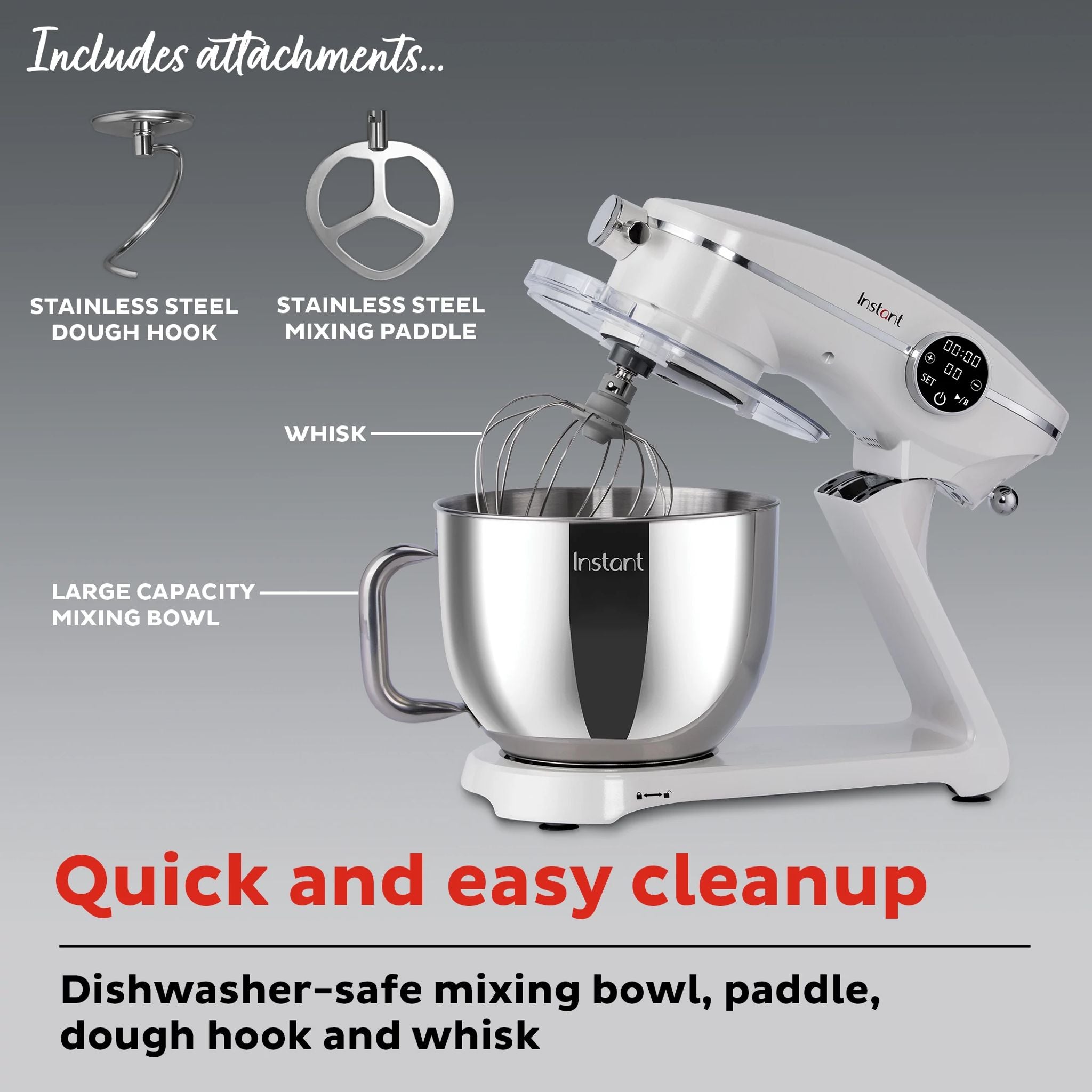 can i use a hand mixer in my instant pot Instant Pot® 7.4QT Stand Mixer Pro Series, Pearl White