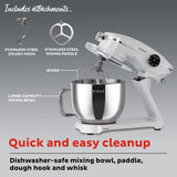  Instant 7.4-quart Stand Mixer, Pro with text Quick and Easy Cleanup