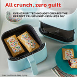  Instant™ Vortex™ Mini 2-quart Air Fryer, Aqua with text All crunch, zero guilt