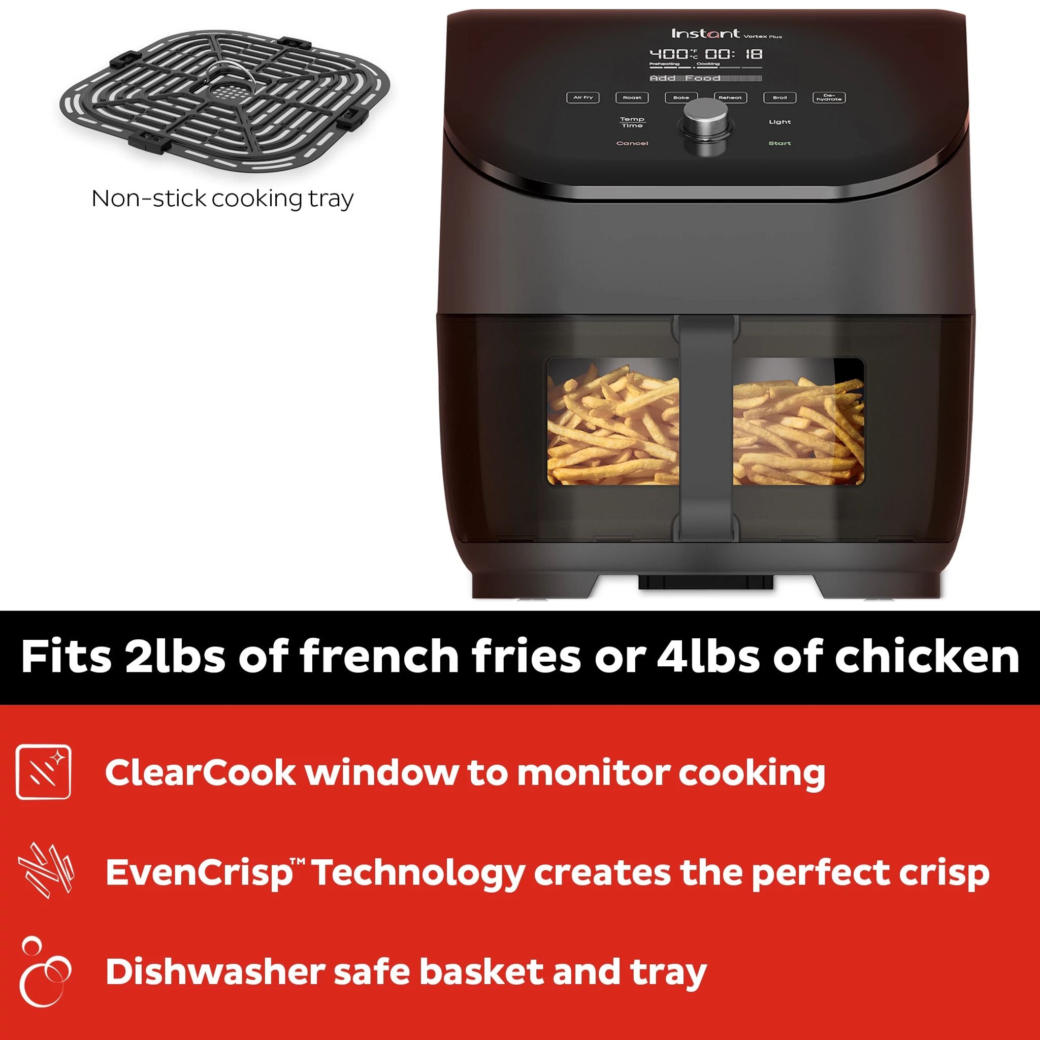 Instant vortex cheap plus french fries
