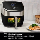  Vortex™ Plus 6-quart Stainless Steel Air Fryer with ClearCook and OdorErase
