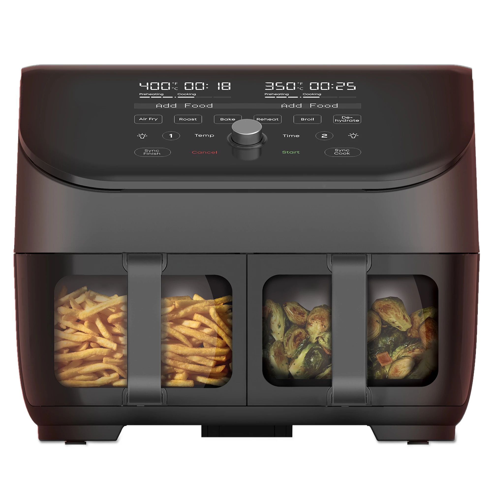 Instant Pot Vortex Plus Dual Black 8QT Air Fryer with ClearCook