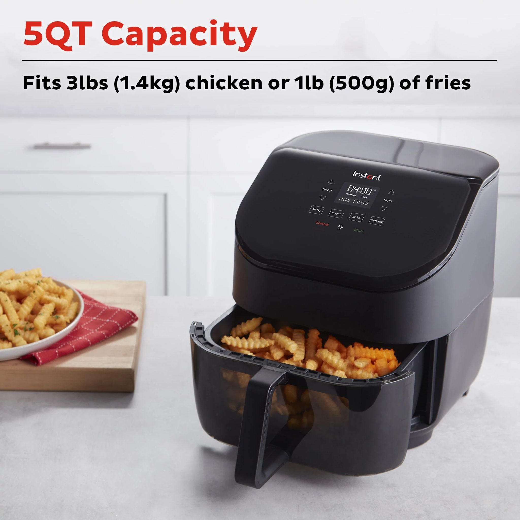 Instant Pot Vortex 5QT Air Fryer with ClearCook
