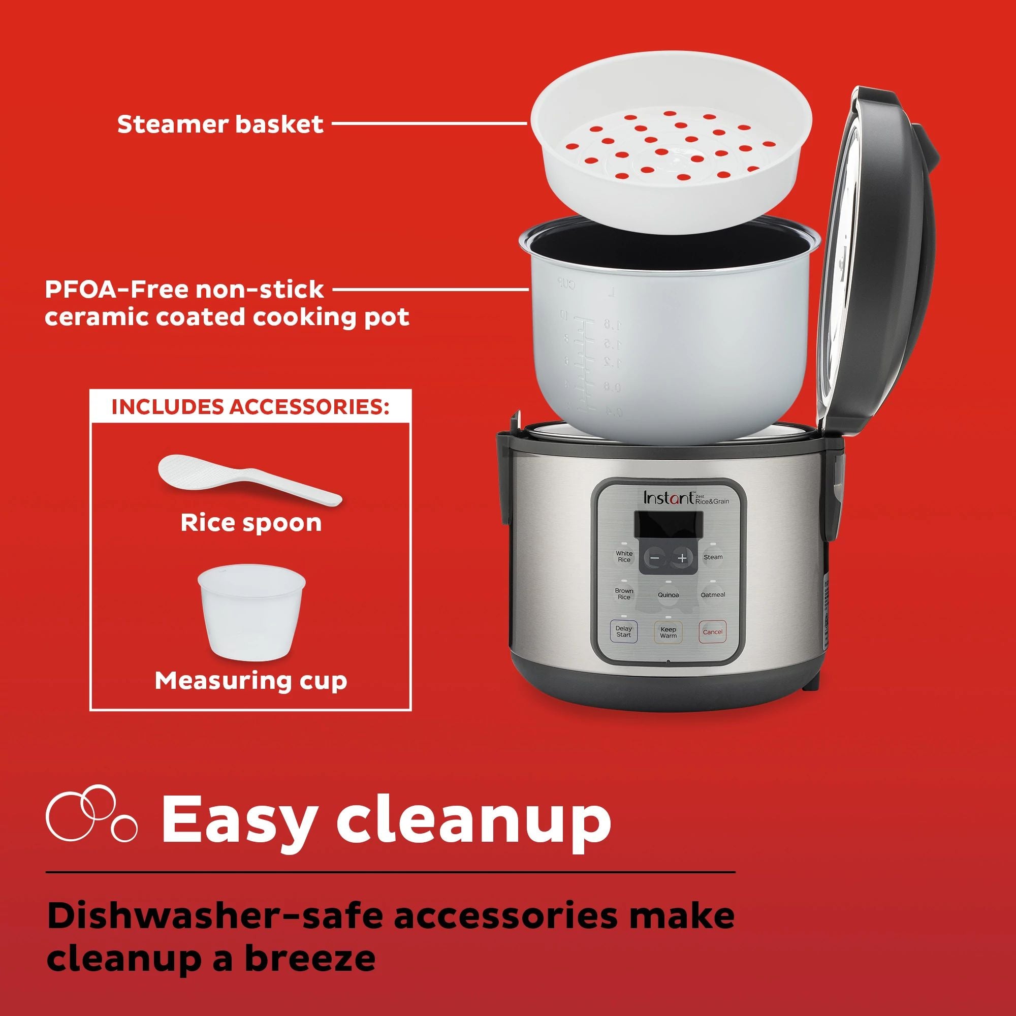 Instant zest plus rice and grain cooker recipes online