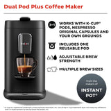  Instant™ Dual Pod Coffee Maker 2-1 Multi-Function Coffee Maker