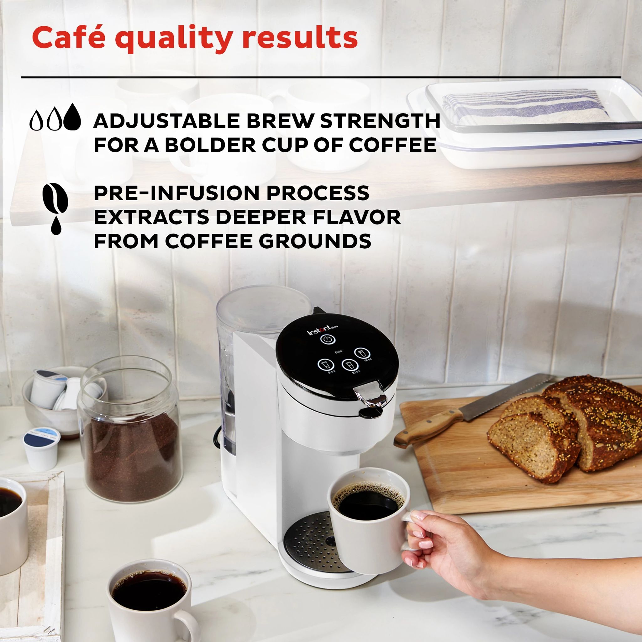 Instant Pot Solo Single Serve Coffee Maker White