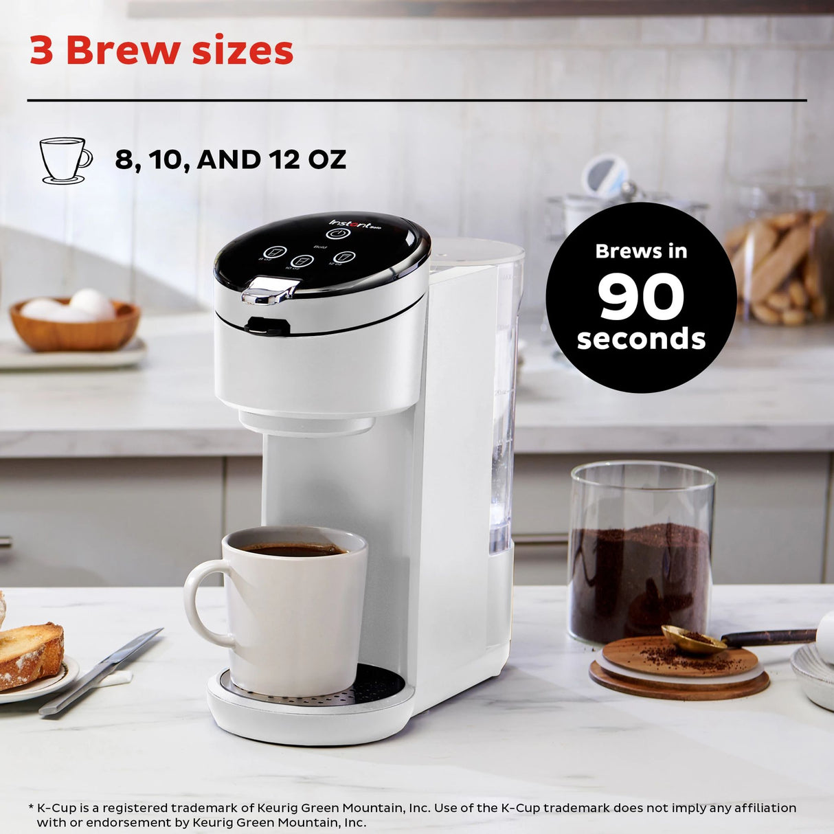 Instant™ Solo™ Single Serve Coffee Maker, White – Instant Pot