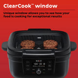  Instant® Indoor Grill and Air Fryer with text ClearCook window
